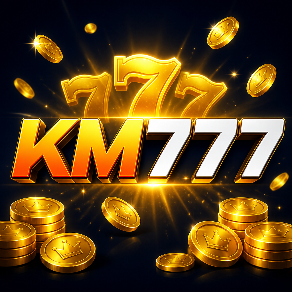 Screenshot aplikasi km777km.com menunjukkan kategori yang mudah dijelajahi.